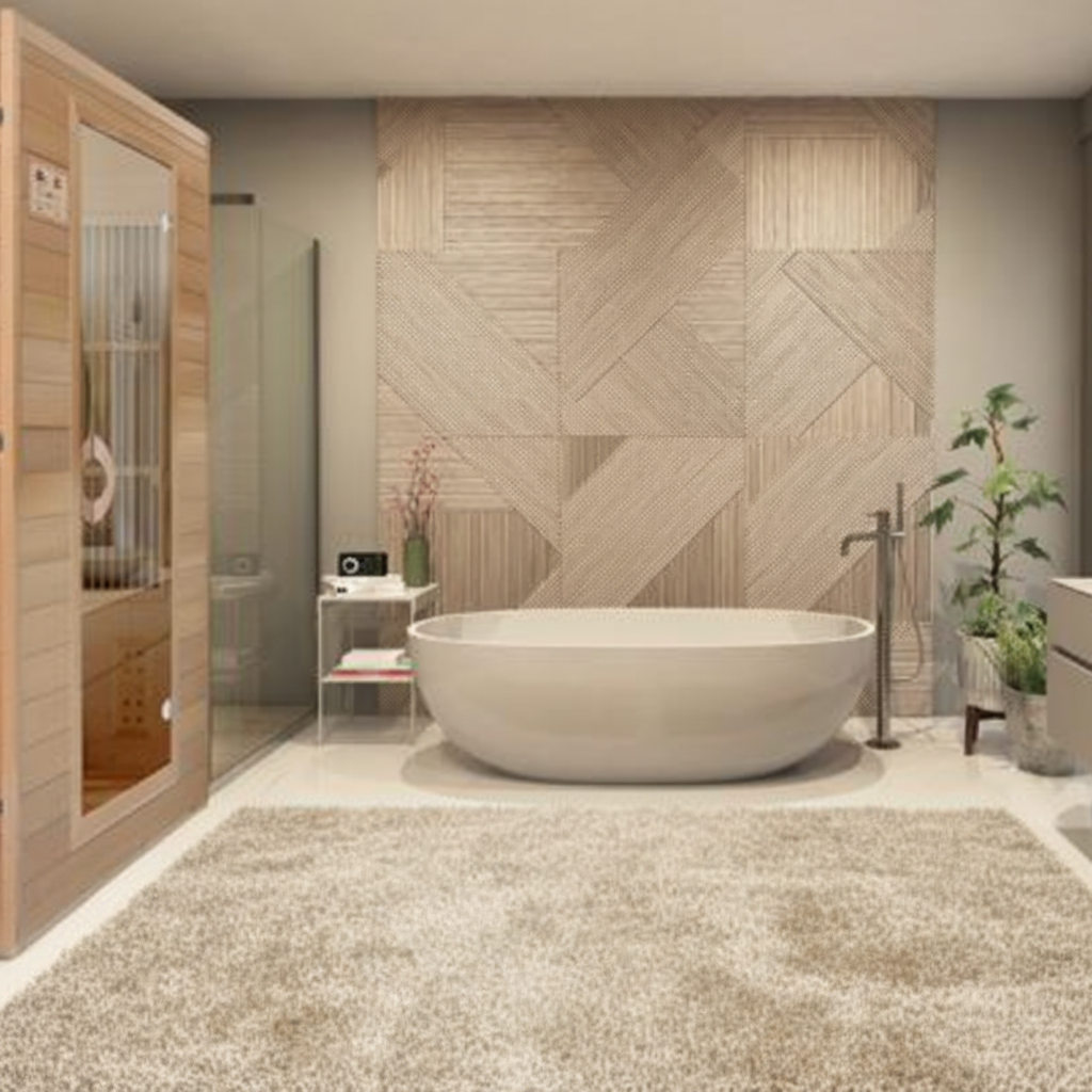 Blisspod, Vienna, Far Infrared Sauna Canadian Hemlock Very Low EMF Sauna, 4 Heaters – 2 Persons